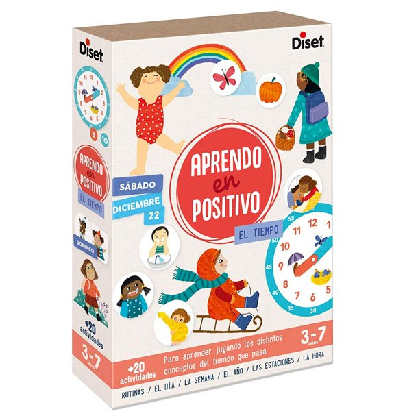 JUEGO EDUCATIVO APRENDO EN POSITIVO EL TIEMPO DISET
