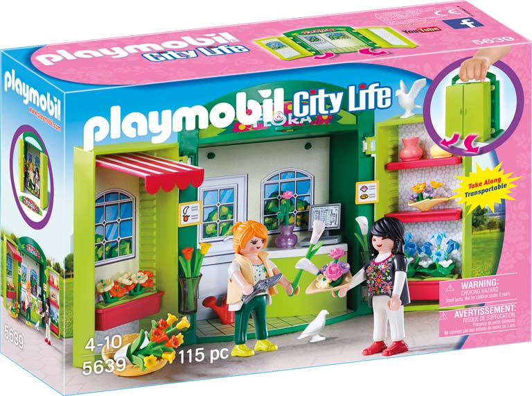 PLAYMOBIL COFRE TIENDA DE FLORES