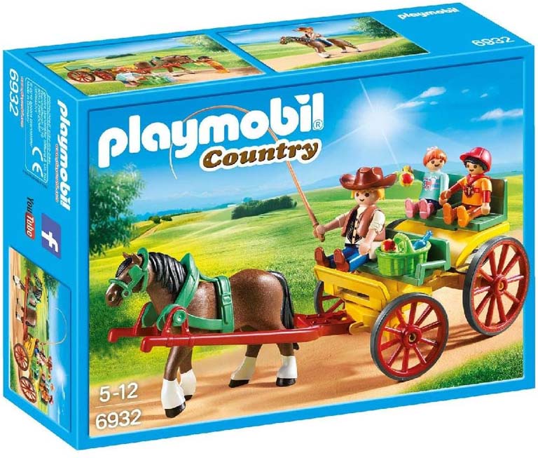 PLAYMOBIL CARRUAJE CON CABALLO6932