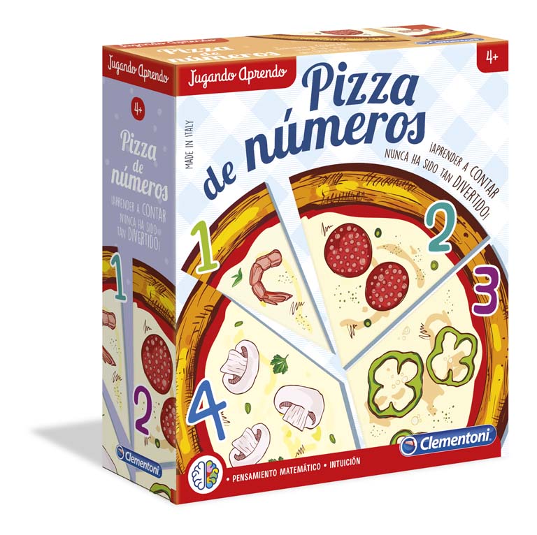 JUEGO CLEMENTONI PIZZA DE NUMEROS