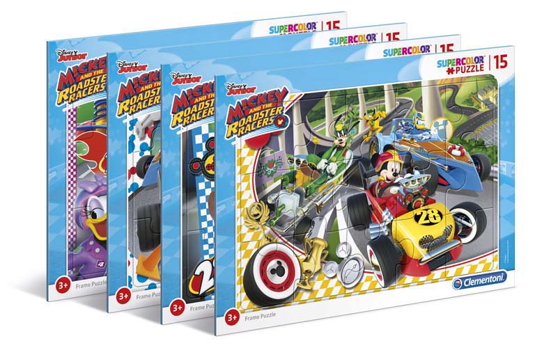 PUZZLE 15 PIEZAS MICKEY ROADSTER