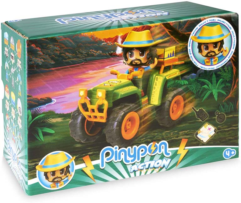 PINYPON ACTION WILD COCHE QUAD