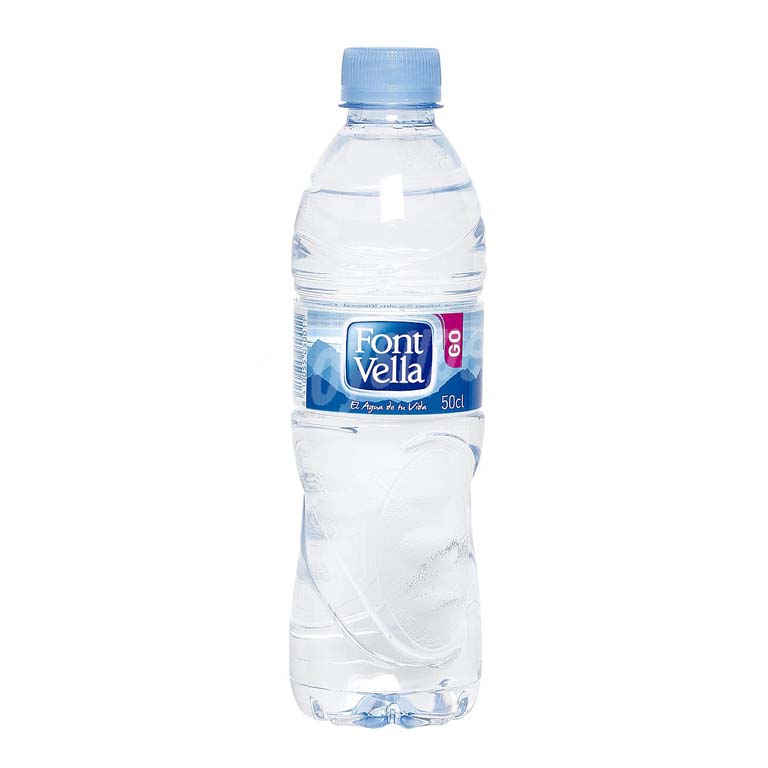 BOTELLA AGUA FONT VELLA 0,5 LITROS