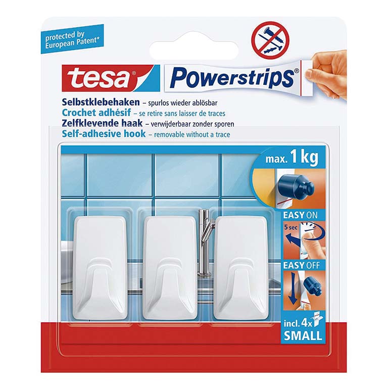 GANCHOS TESA POWERSTRIP PEQUEÑOS
