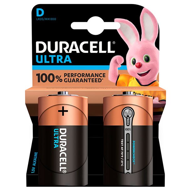 PILAS DURACELL ULTRA D BLISTER 2 UNIDADES