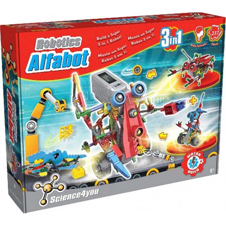 JUEGO EDUCATIVO ROBOTIX ALFABOT 3 EN 1 SCIENCE FOR YOU