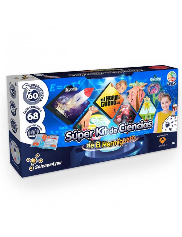 JUEGO EDUCATIVO SUPER KIT DE CIENCIAS DE EL HORMIGUERO  SCIENCE FOR YOU