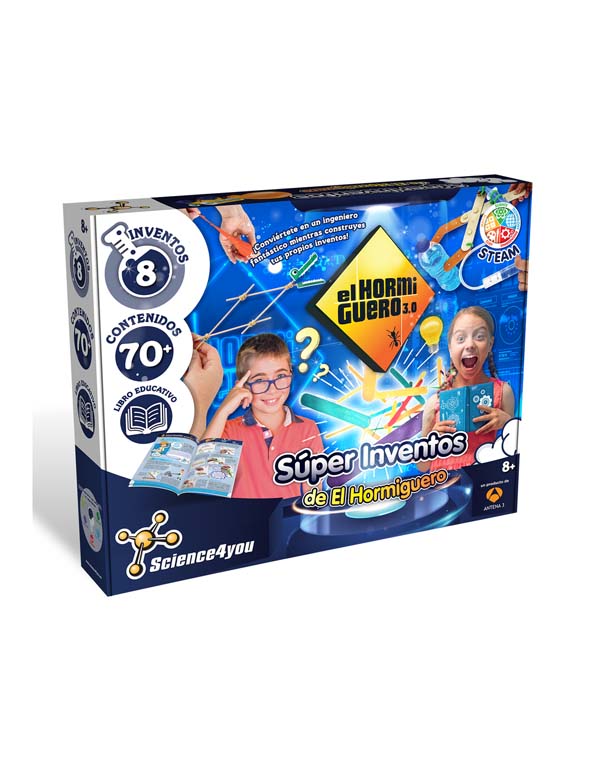 JUEGO EDUCATIVO SUPER INVENTOS DE EL HORMIGUERO SCIENCE FOR YOU