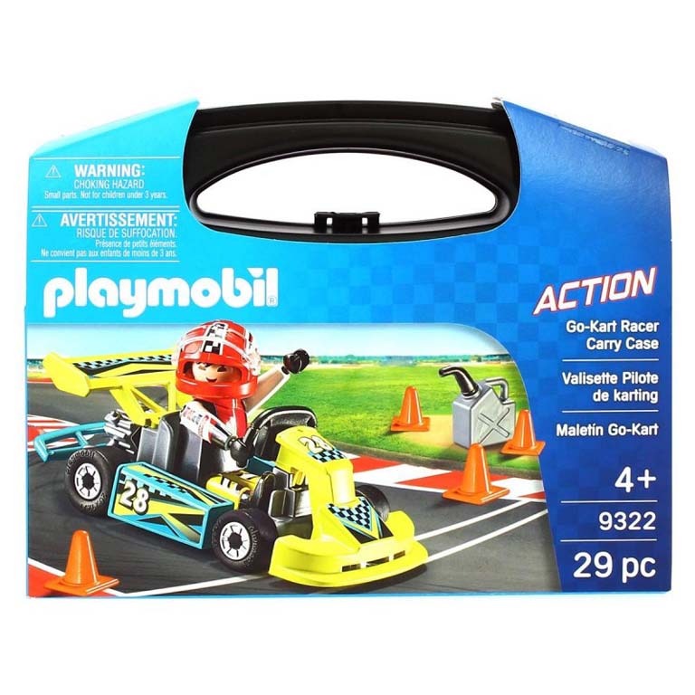 PLAYMOBIL MALETIN GO KART 9322