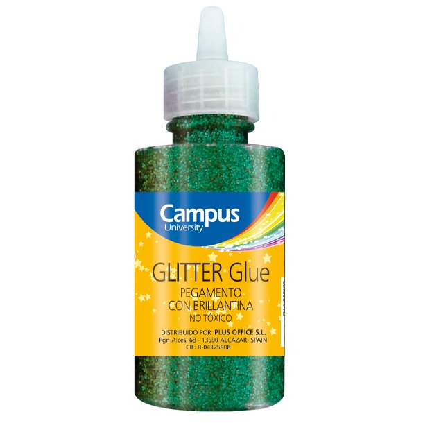 PEGAMENTO PURPURINA CAMPUS UNIVERSITY BOTE 60 GRAMOS COLOR VERDE