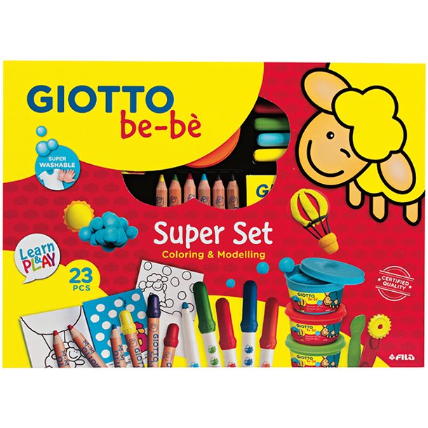 SET CREATIVO GIOTTO BE-BÉ SUPER SET 23 PIEZAS