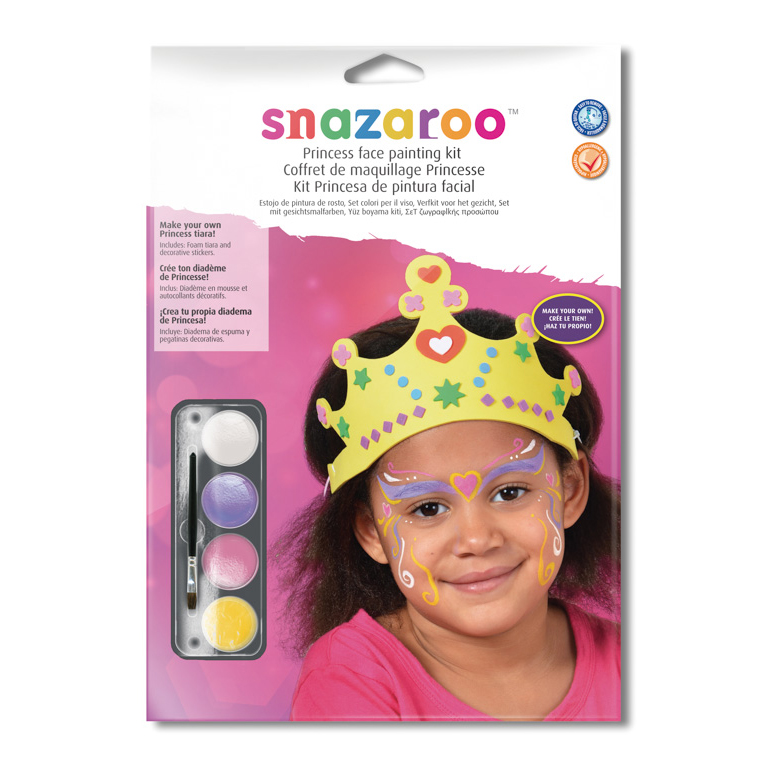 Maquillaje Snazaroo Princesa + diadema