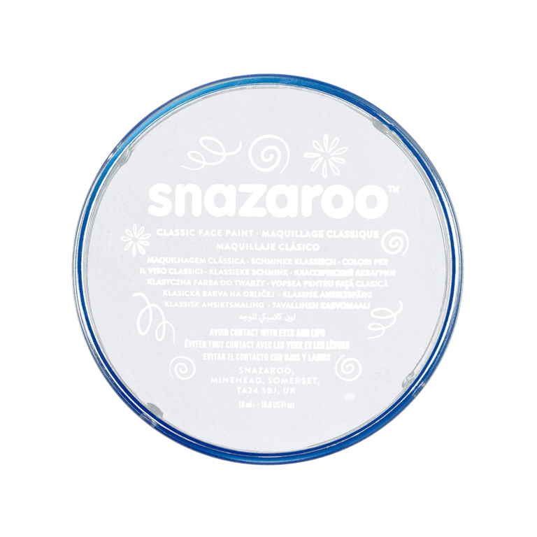 MAQUILLAJE SNAZAROO PASTILLA 75 ML BLANCO