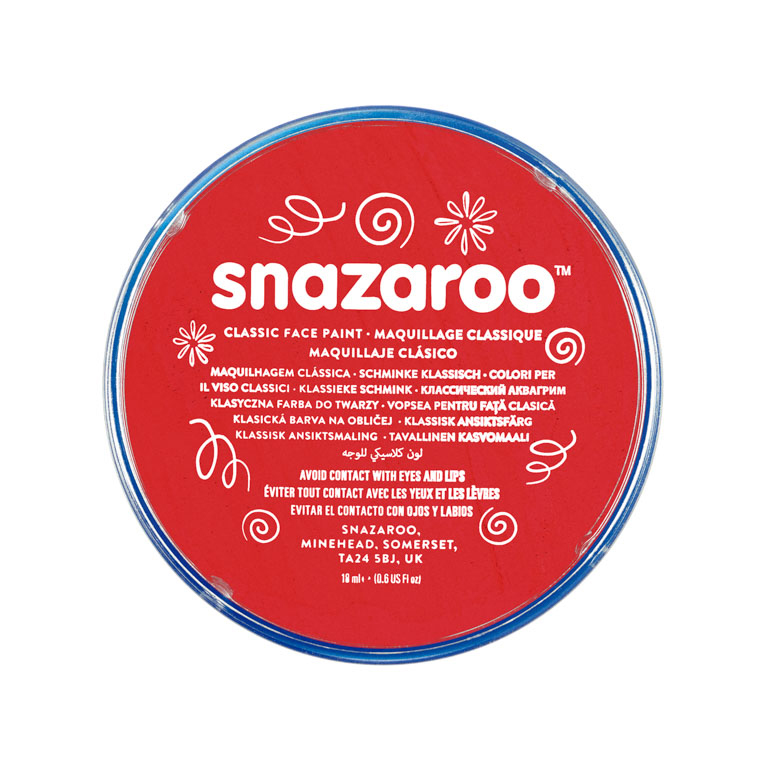 MAQUILLAJE SNAZAROO PASTILLA 75 ML ROJO