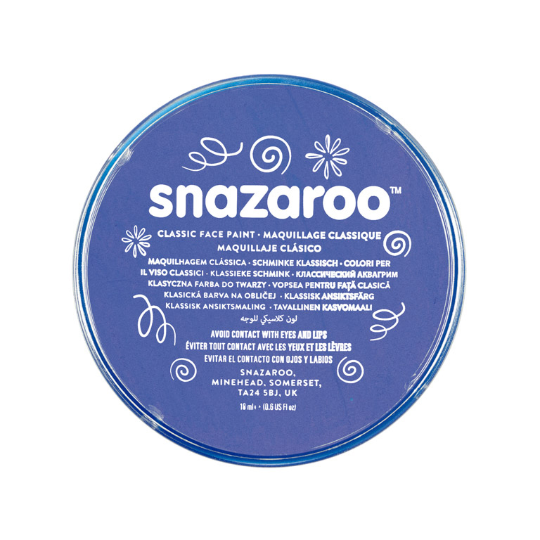 MAQUILLAJE SNAZAROO PASTILLA 75 ML AZUL CLARO