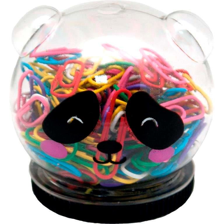 CLIPS CAMPUS UNIVERSITY LABIADOS DE COLORES PANDA 28 MM BOTE 150 UNIDADES