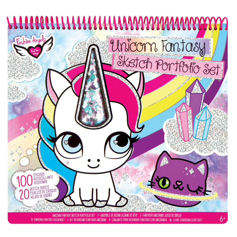 SUPER ALBUM PARA DIBUJAR CRAYOLA FANTASIA DE UNICORNIO