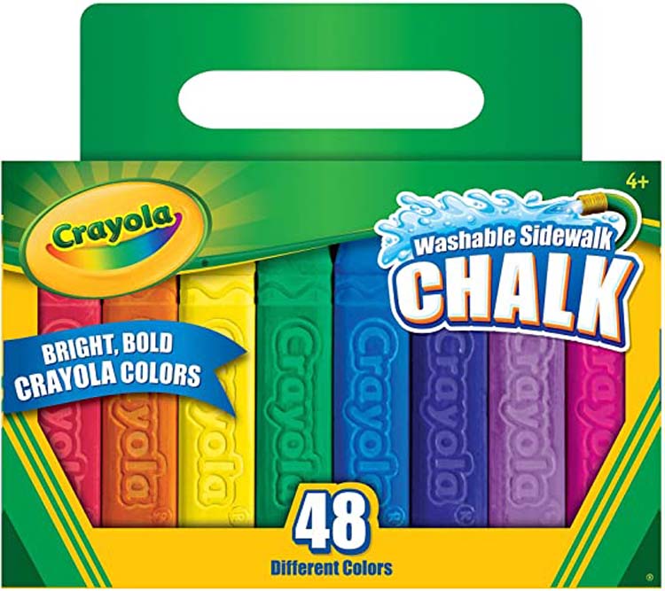 TIZAS SUELO LAVABLES CRAYOLA 48 UNIDADES